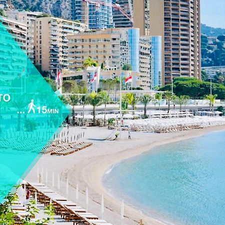 Designer Garden View Ac, Fiber Wifi Heart Of Monaco Apartment Bagian luar foto